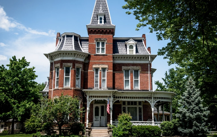 Historic brick home masonry work in Northern Ohio